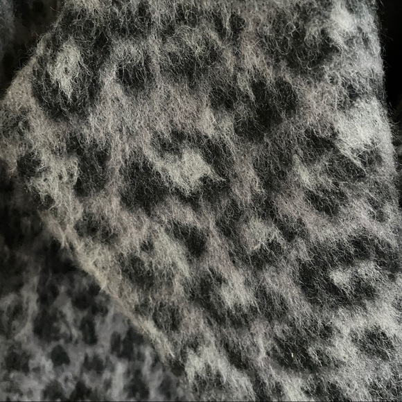 Scotch & Soda Winter Wool Leopard Coat - Picture 3 of 6